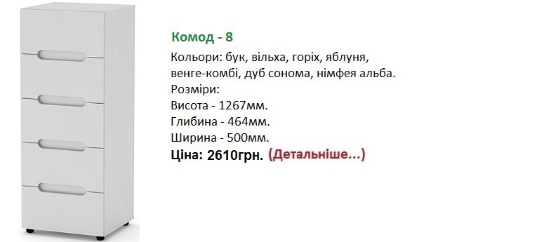 МС Комод-8 Компанит, МС Комод-8 нимфея альба, МС Комод-8 цена,