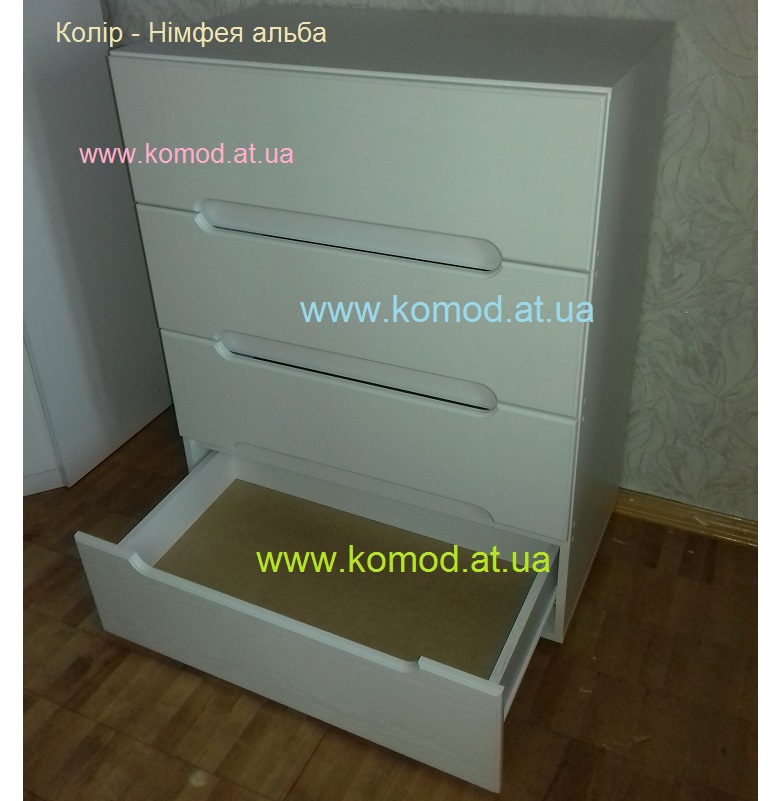 Комод-7 МДФ німфея альба, Комод-7 МДФ фото, белый комод Киев,