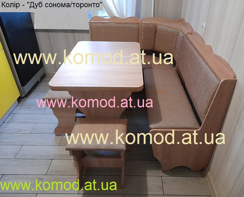 куточок Родос дуб сонома торонто Компаніт, уголок Родос сонома торонто браун,
