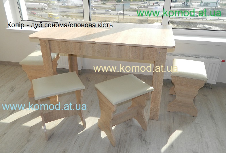 кухонный стол КС-5 Компанит дуб сонома