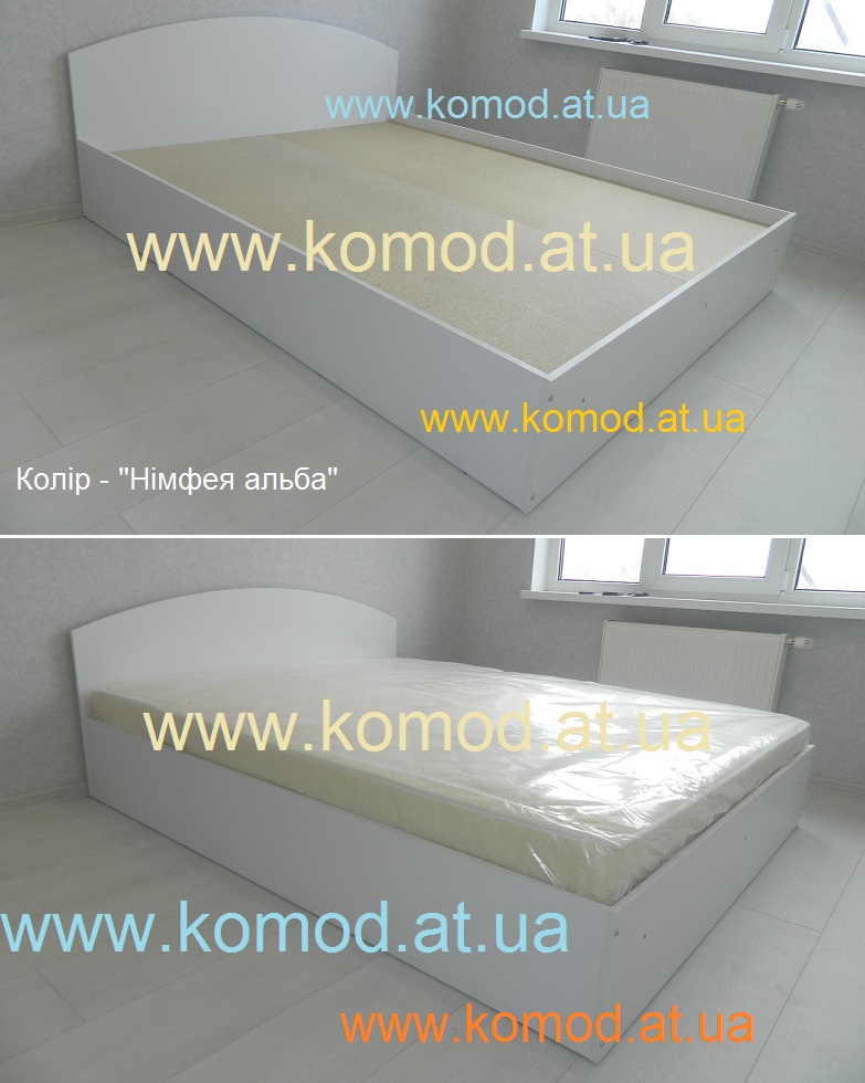 Кровать-160 Компанит нимфея альба, ліжко-160 Компаніт німфея альба,