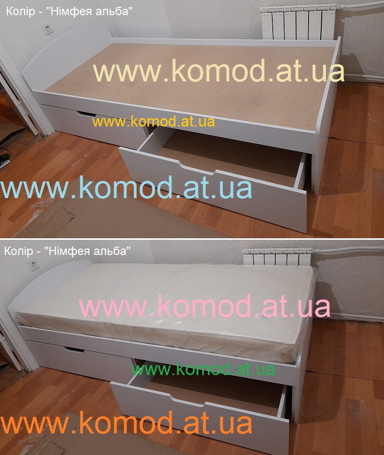 Ліжко 90+2 Компаніт німфея альба, кровать 90+2 Компанит фото, кровать 90+2 фото,