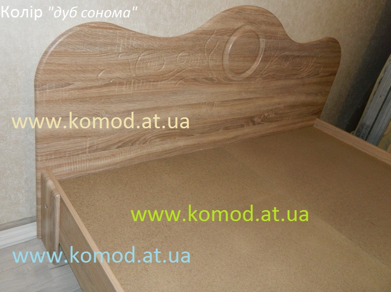 кровать-170 МДФ Компанит цена, кровать-170 МДФ Компанит дуб сонома, кровать-170 МДФ Компанит фото,