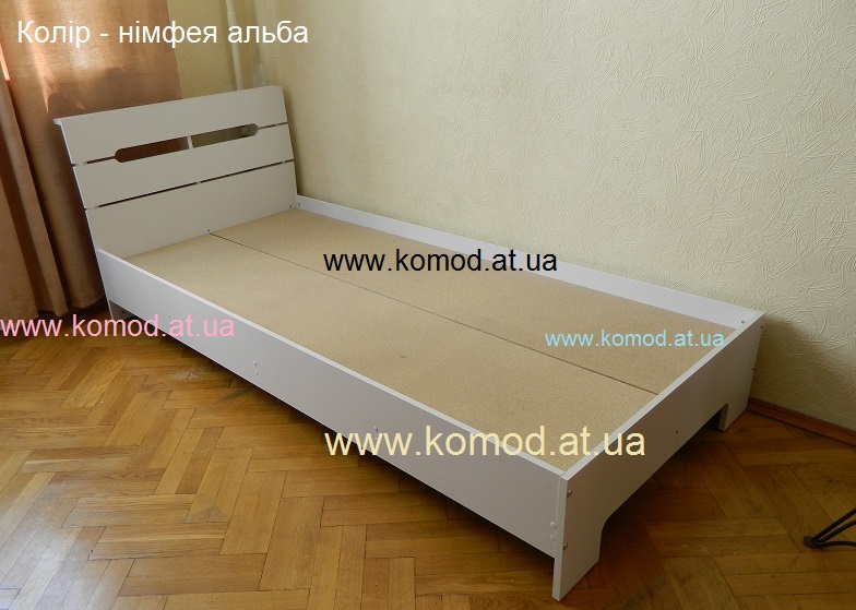 кровать Стиль-90 Компанит нимфея альба, кровать Стиль-90 Компанит Киев, белая кровать 90, кровать Стиль-90 Компанит німфея альба,