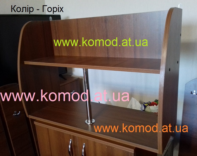 Полка-11 орех, полиця П-11 Компаніт,