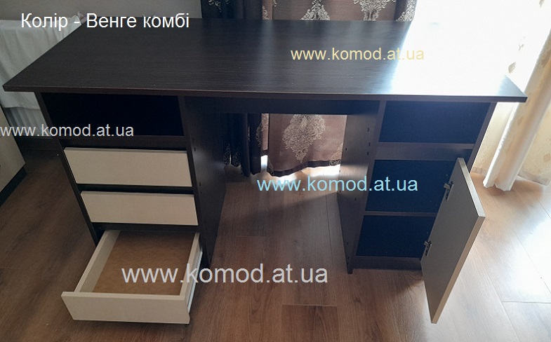 Стіл письмовий Декан-2 венге комбі,
