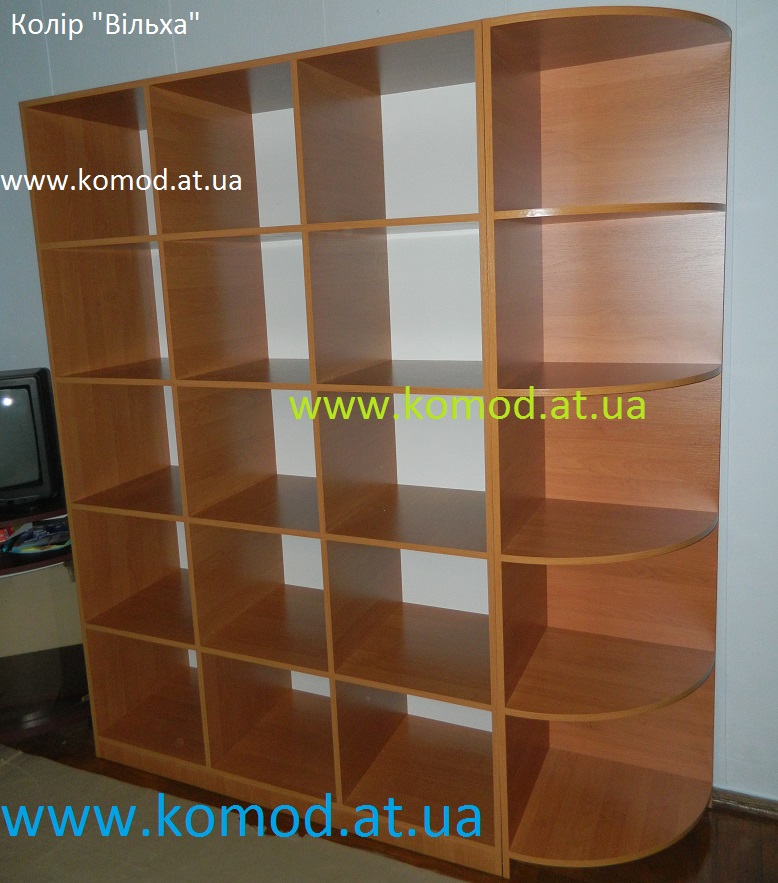 шкаф стеллаж КШ-3 ольха,